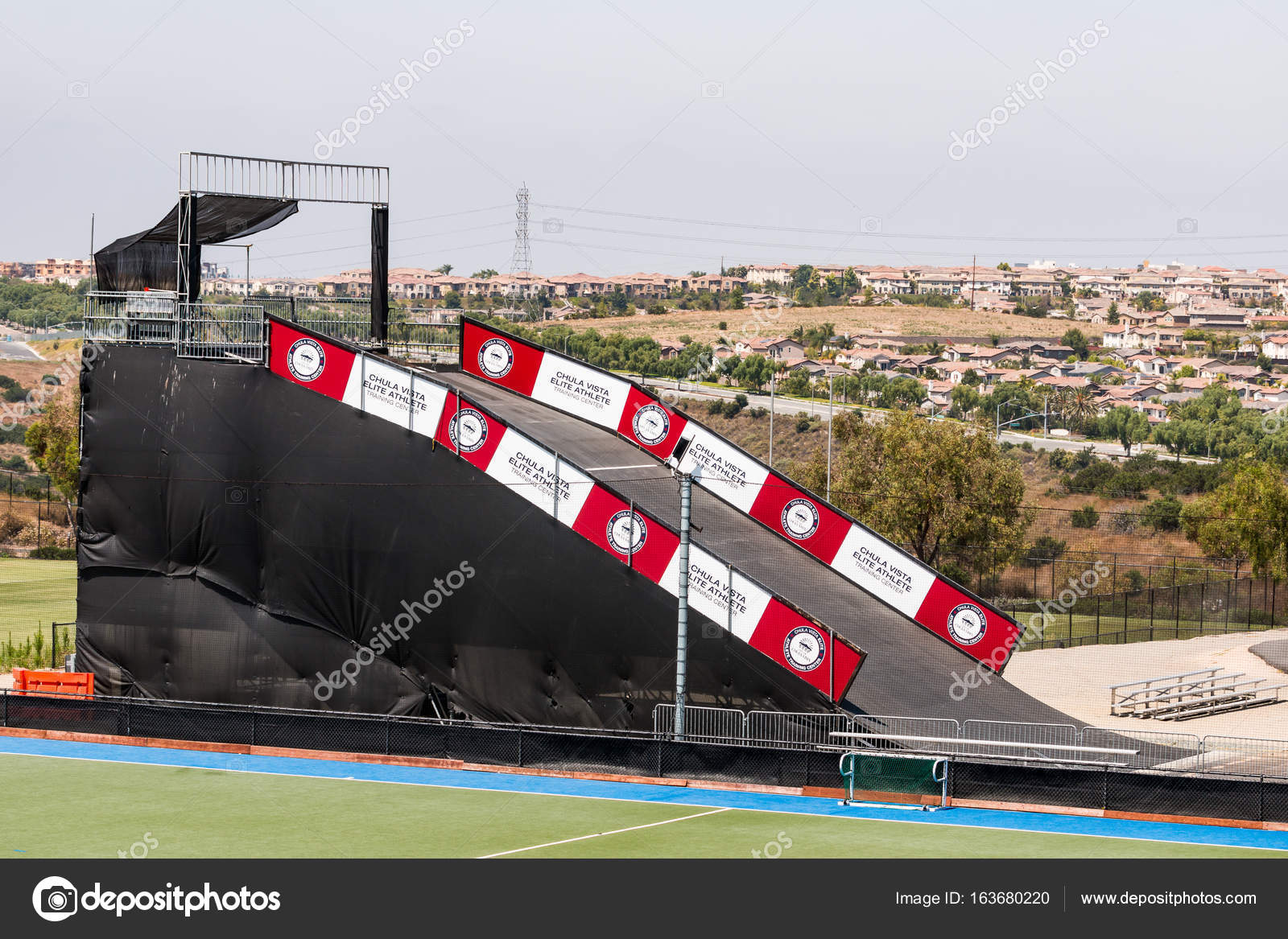 Bmx Racing Starting Gate And Ramp For Training Olympic Athletes Stock Editorial Photo C Sherryvsmith