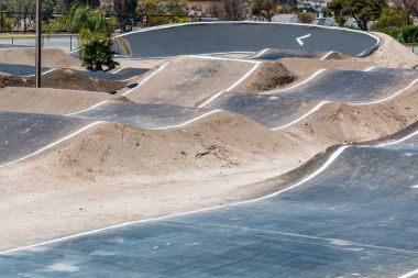 Bmx eğitim parça Olimpiyat sporcular için yarış