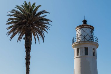 Sabah ışık noktası Vicente feneri California