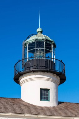 Fener Oda ve dul 's yürüyüş eski noktası Loma deniz feneri San Diego, Kaliforniya.
