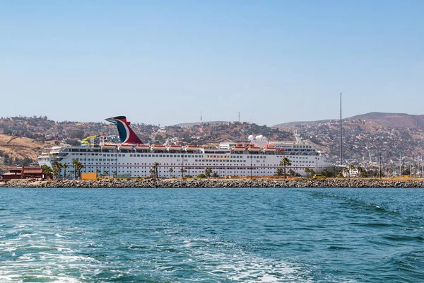 Ensenada Meksika Mayıs 2017 Cruise Gemisi Karnaval Hayal Ensenada Bağlantı — Stok fotoğraf