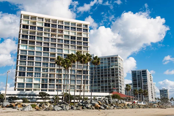 Coronado Kalifornien Januari 2018 Människor Njuta Promenad Längs Coronado Central — Stockfoto