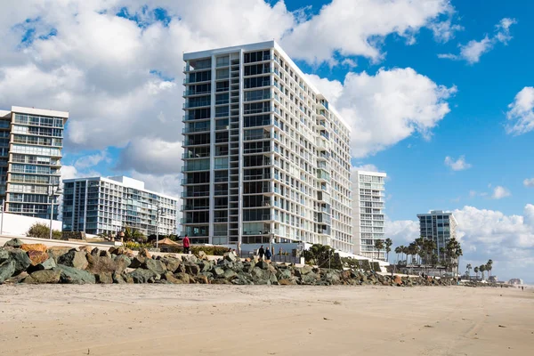 Coronado California Gennaio 2018 Condomini Lusso Lungo Coronado Central Beach — Foto Stock