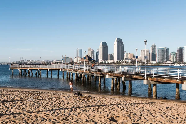 Coronado California February 2018 Coronado Ferry Landing Dock Fishing Pier — Stock Photo, Image