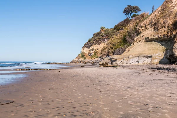 Swami Beach Encinitas California Con Bassa Marea Una Popolare Pausa — Foto Stock