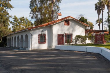 San Diego, California / Usa - 31 Mart 2018: Pendleton Deniz Piyade Kampı 'ndaki Santa Margarita Çiftliği, 1942 yılına kadar Kaliforniya' nın en büyük rançolarından birinin merkezi olarak hizmet verdi.. 