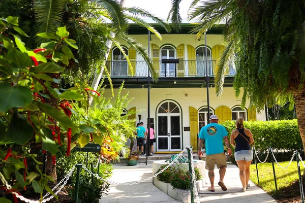 Key West Florida Usa November 2019 Människor Besöker Ernest Hemingway — Stockfoto