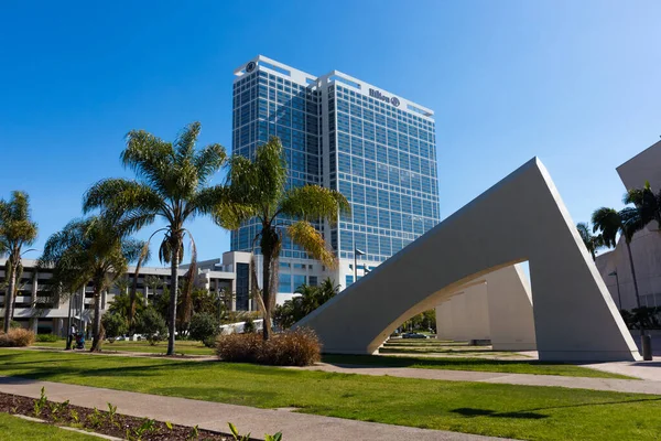 San Diego California Usa Μαρτίου 2020 San Diego Hilton Bayfront — Φωτογραφία Αρχείου