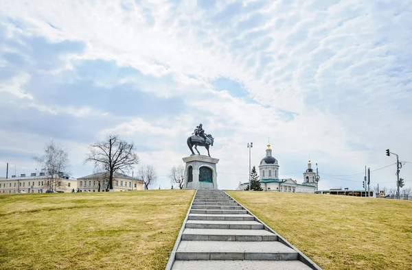 El monumento al príncipe Dmitry Donskoy en Kolomna — Foto de Stock