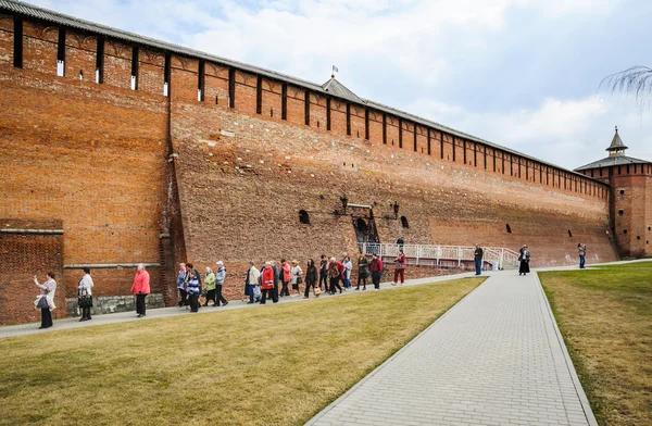 Muralla del Kremlin de Kolomna y la Torre Granovitaya (facetada) — Foto de Stock