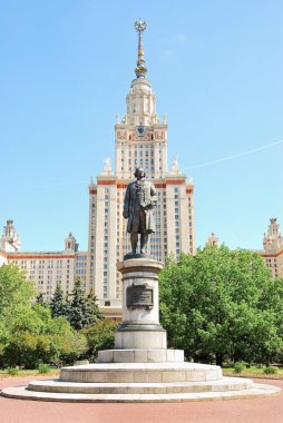 Ana bina Moskova Devlet Üniversitesi. M. V. Lomonosov Moskova Devlet Üniversitesi Tarih Vorobyovy kanlı