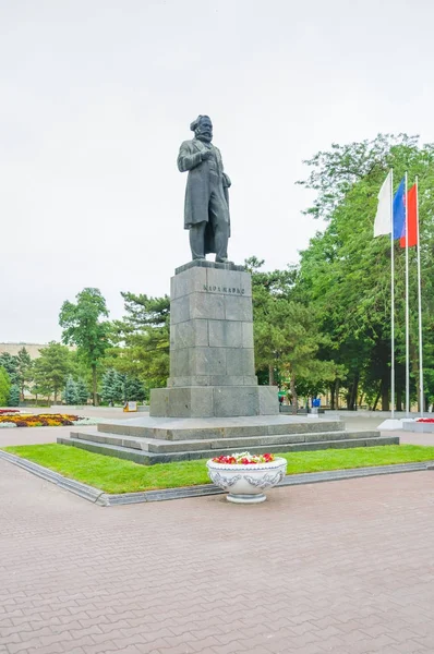 Monumento Karl Marx na Praça Karl Marx em Rostov-on-Don — Fotografia de Stock