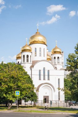 Church of the Presentation in the temple of the Theotokos in Moscow clipart