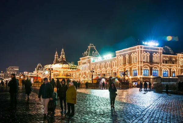 Moscow Russia January 2017 Red Square Main Department Store Gum — Stock Photo, Image