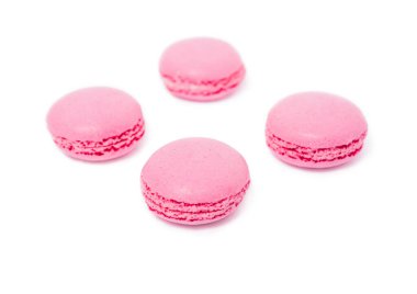 Renkli geleneksel Fransız tatlı macarons 