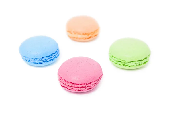 Macaron da dessert tradizionali francesi colorati — Foto Stock