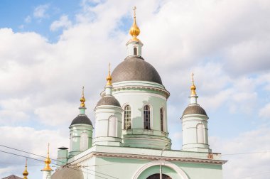 Kilisesi, St Sergius, Radonezhsky (Trinity hayat veren) Rogozhskaya Sloboda Moskova'da içinde. Parça