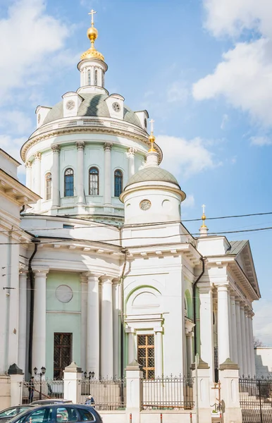Moscou Russie Avril 2015 Fragment Église Saint Martin Confesseur Rue — Photo