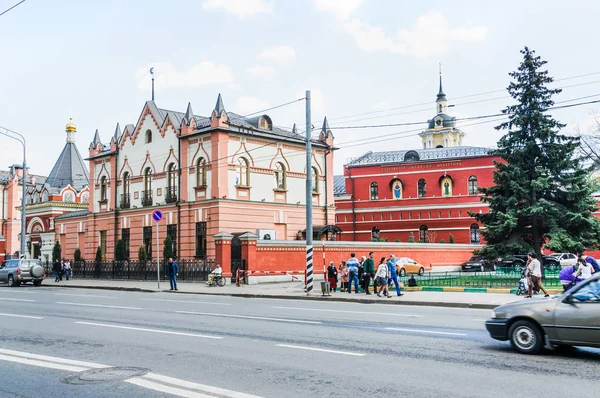 Moskva Rusko Dubna 2015 Kostel Svatého Petra Fevronia Murom Klášteře — Stock fotografie