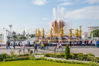 MOSCOW, RUSSIA - 14 Temmuz 2019: VDNH 'deki 