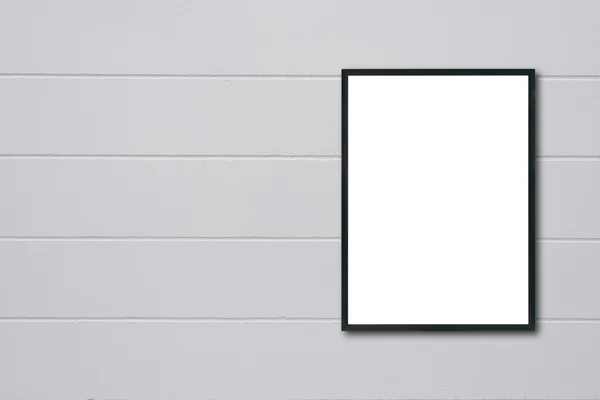 Simular marco en blanco colgando en la pared en la habitación —  Fotos de Stock