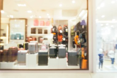 Arka plan bulanık - alışveriş merkezi mağaza bokeh ile arka plan bulanıklık. Vintage filtre uygulanmış görüntü.