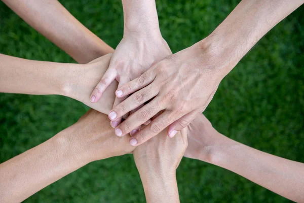 Groep van Diverse multi-etnische mensen Teamwork Concept — Stockfoto