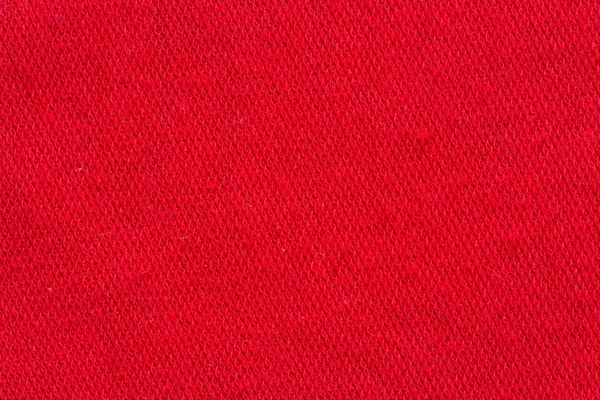 Red fabric canvas macro shot as texture or background — Stock Photo, Image