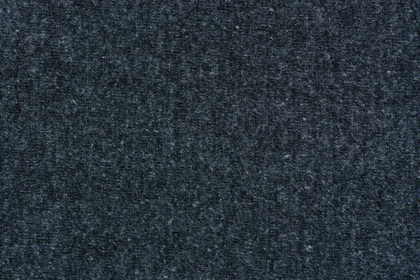 Textura de linho de fibra preta brilhante natural, grande Macro Closeup detalhado, rústico vintage texturizado tecido burlap tela de fundo, padrão diagonal, espaço de cópia horizontal . — Fotografia de Stock