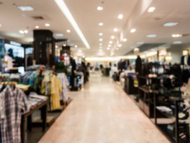 Arka plan bulanık - alışveriş merkezi mağaza bokeh ile arka plan bulanıklık. Vintage filtre uygulanmış görüntü.