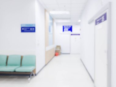 Arka plan bulanık - bulanıklık güzel lüks hastane ve klinik iç arka plan için. Vintage etkisi tarzı resimler.