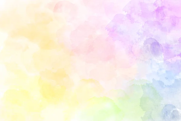 Beautiful watercolor rainbow pattern illustration. Watercolour — Stock Photo, Image
