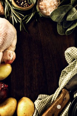 Düzenlenmiş malzemeler ve sebze