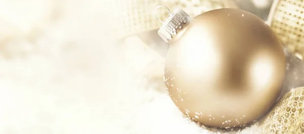 Closeup decoração bola de Natal — Fotografia de Stock