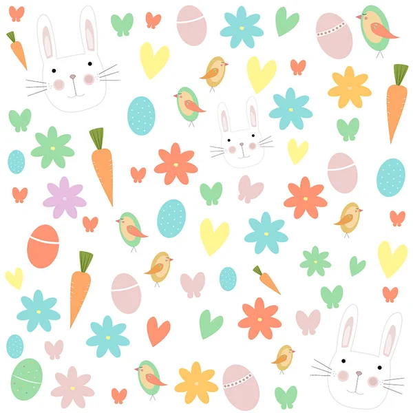 Colorful Easter pattern — Stock Vector