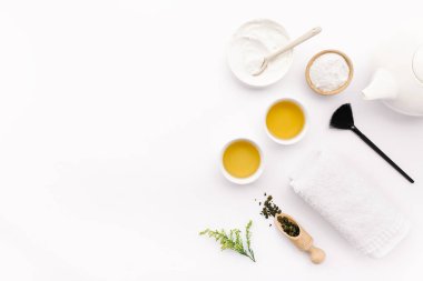 Farklı yağlar ve spa için donatım