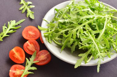 taze roka ile domates