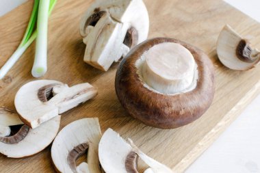 champignon mantar alll─▒n yeşil soğan