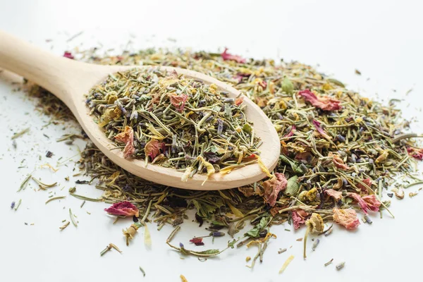 Dry mountain herbal tea — Stock Photo, Image