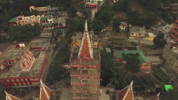 Laxman Jhula Hinduiskt tempel — Stockvideo