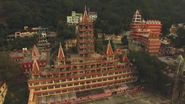 Laxman Jhula індуські храм — стокове відео
