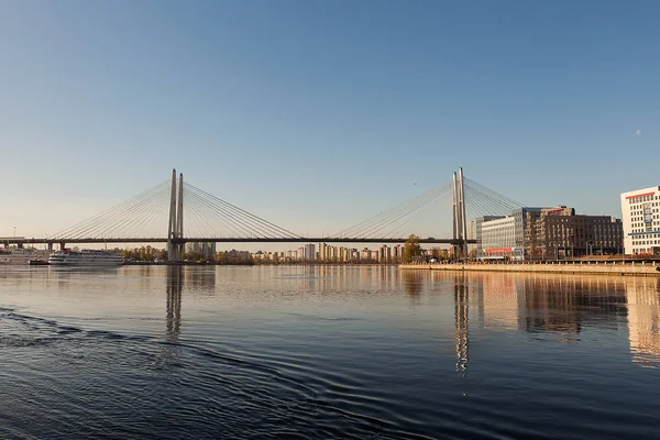 Híd Folyón Petersburg — Stock Fotó