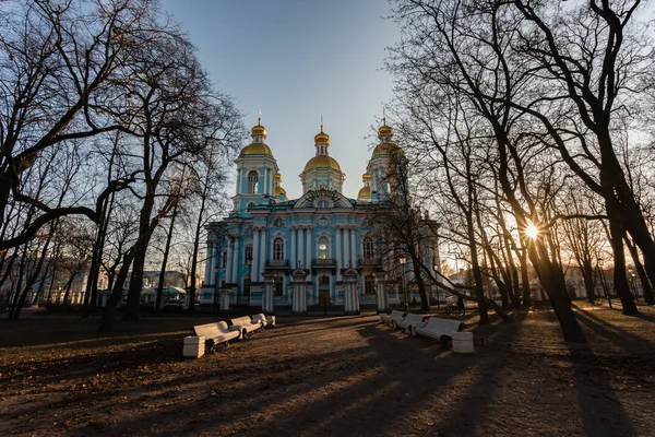 San Pietroburgo Russia Cattedrale Navale San Nicola Cattedrale Navale San — Foto Stock