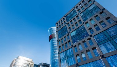 Modern mimarinin elementleri ve binaları. Rusya, Saint Petersburg.