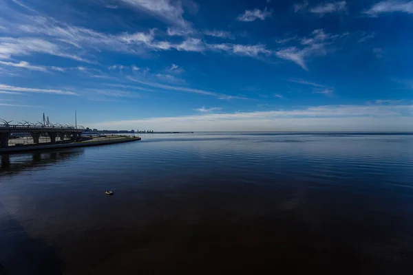 Peisaj Magnific Periferia Sankt Petersburg Vedere Golful Finlandei Vremea Frumoasă — Fotografie, imagine de stoc