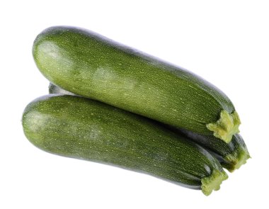 yeşil kabak sebze üzerinde beyaz izole