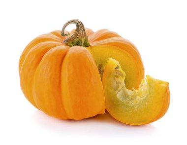 beyaz arkaplanda kabak