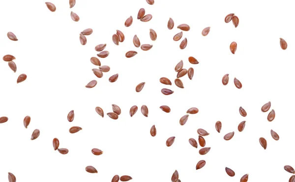 Nasiona lnu tło, siemienia lnianego, nasion Lin — Zdjęcie stockowe