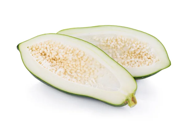 Papaya geïsoleerd op een witte achtergrond — Stockfoto