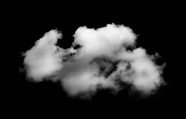 Clouds on black background